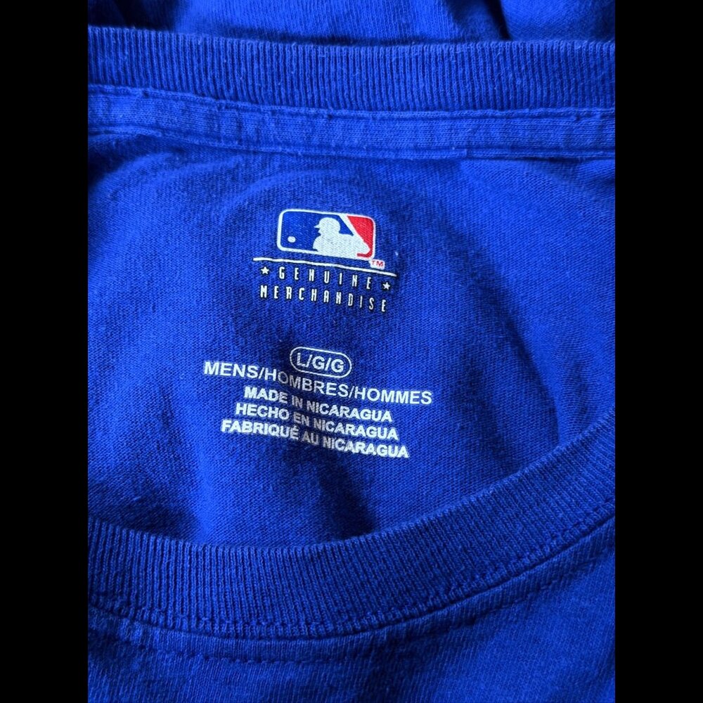 Los Angeles Dodgers T Shirt Large Mens Blue Short Sleeve Baseball Fan Tee - Picture 7 of 7
